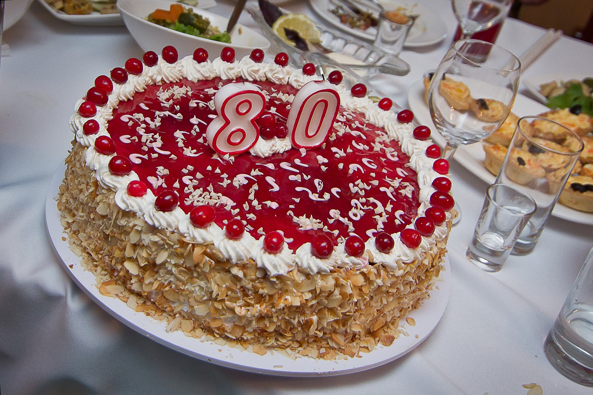 Birthday cake 80